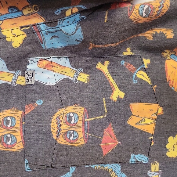 Colorful allover print Lost shirt Size M - Picture 3 of 5